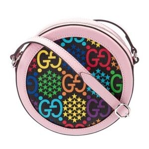 Gucci GG Supreme Psychedelic Round Shoulder Bag